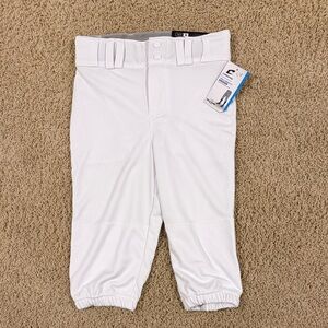 White baseball pants